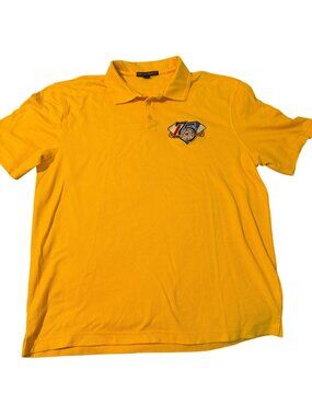 Port Authority Yellow Polo Shirt 75th Anniversary US Coast Guard Size 2XL NWOT